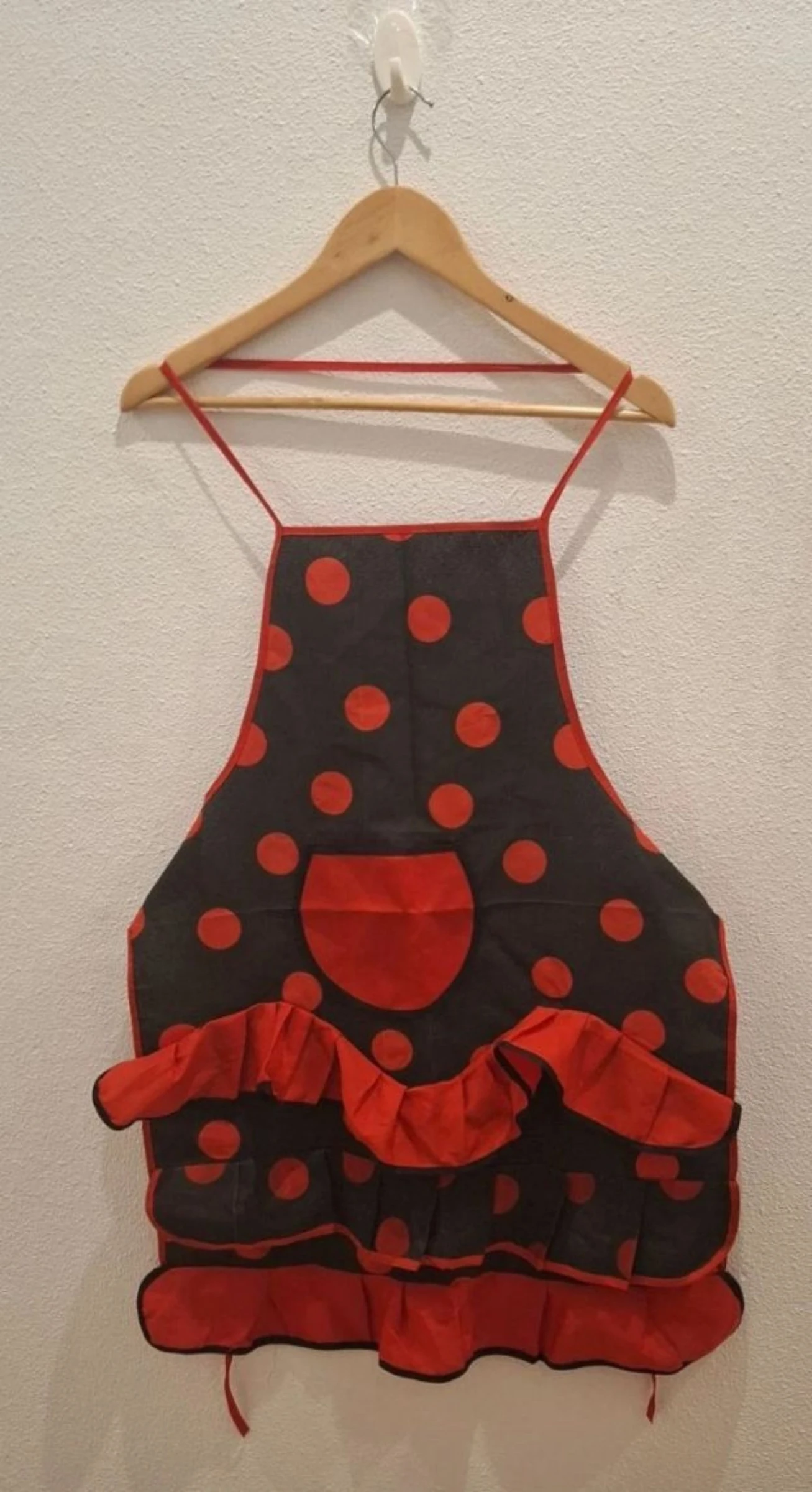 Flamenco Apron with Ruffles and Polka Dots (Fair/Kitchen) Y2K Edition Limited – photo 2